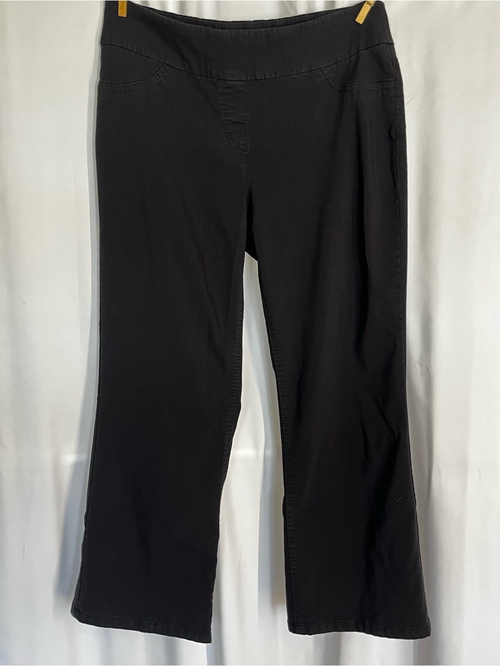 Westbound Black Boot-Cut Pull-On Pants